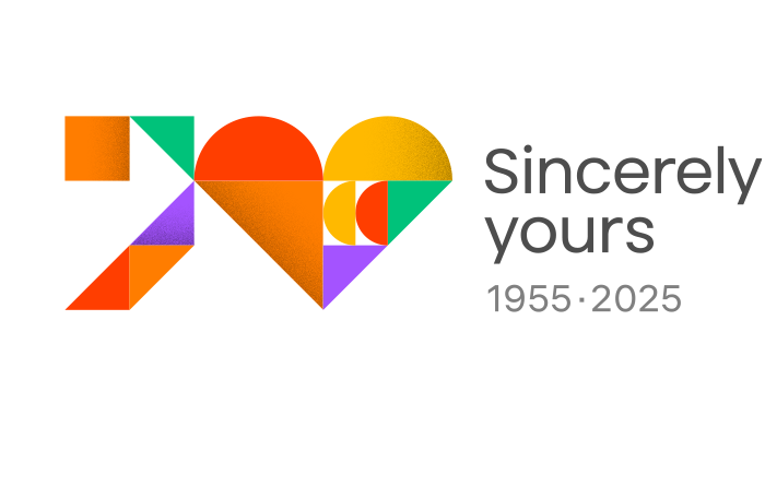 70 Sincerely yours 1955-2025