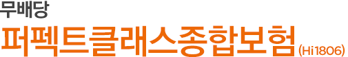 무배당퍼펙트클래스종합보험(Hi1806)